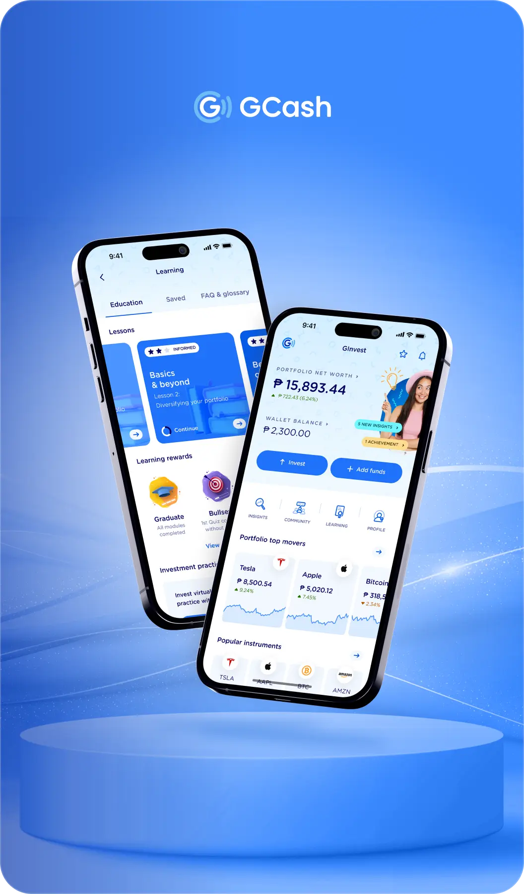 GCash Super app investment experience UX/UI design