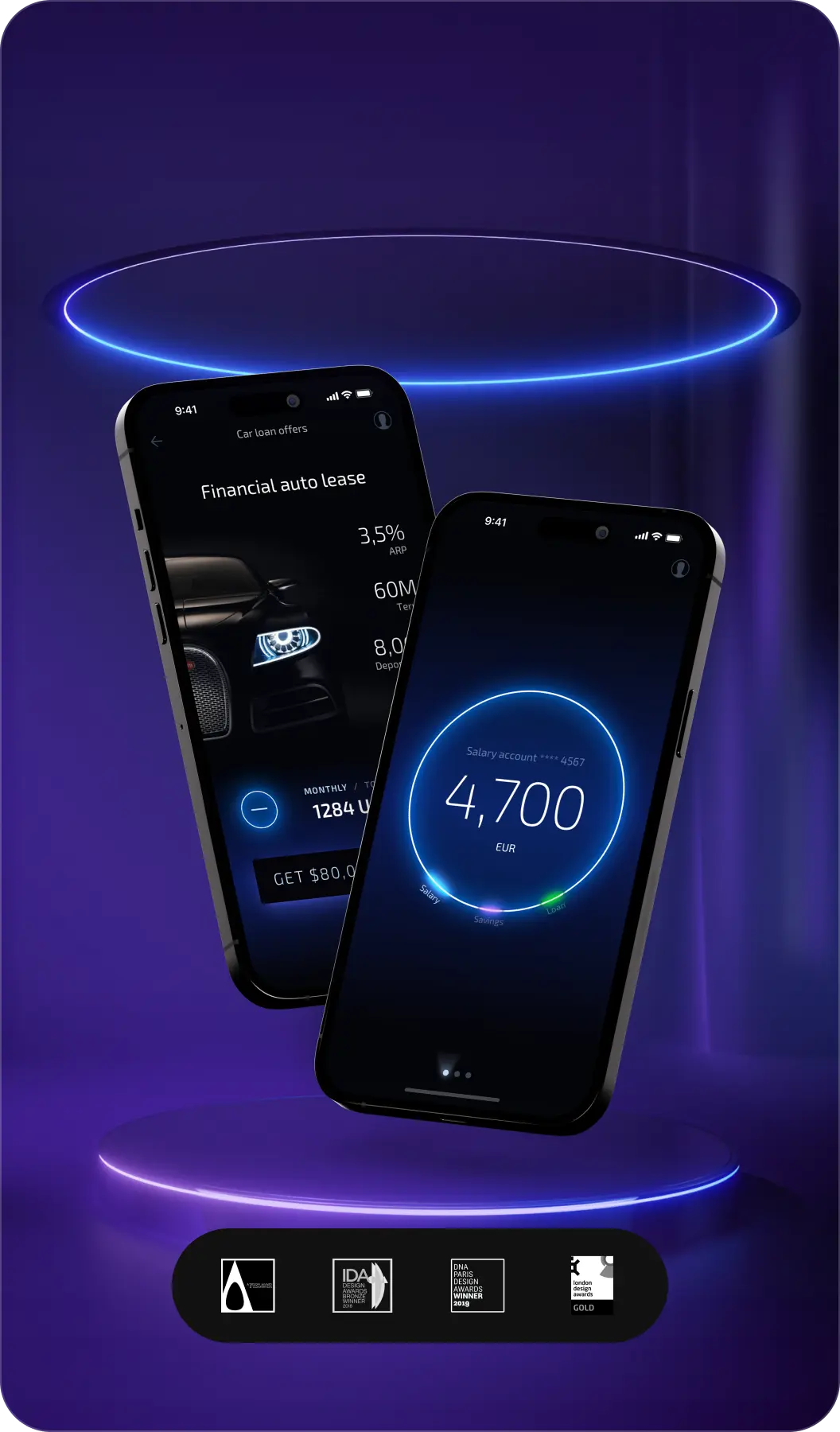 Premium Mobile Banking App UX/UI design