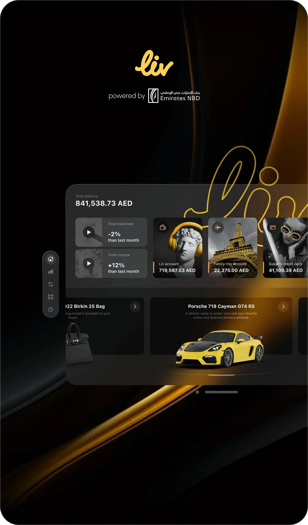 Liv X Bank Spatial Banking UX/UI design