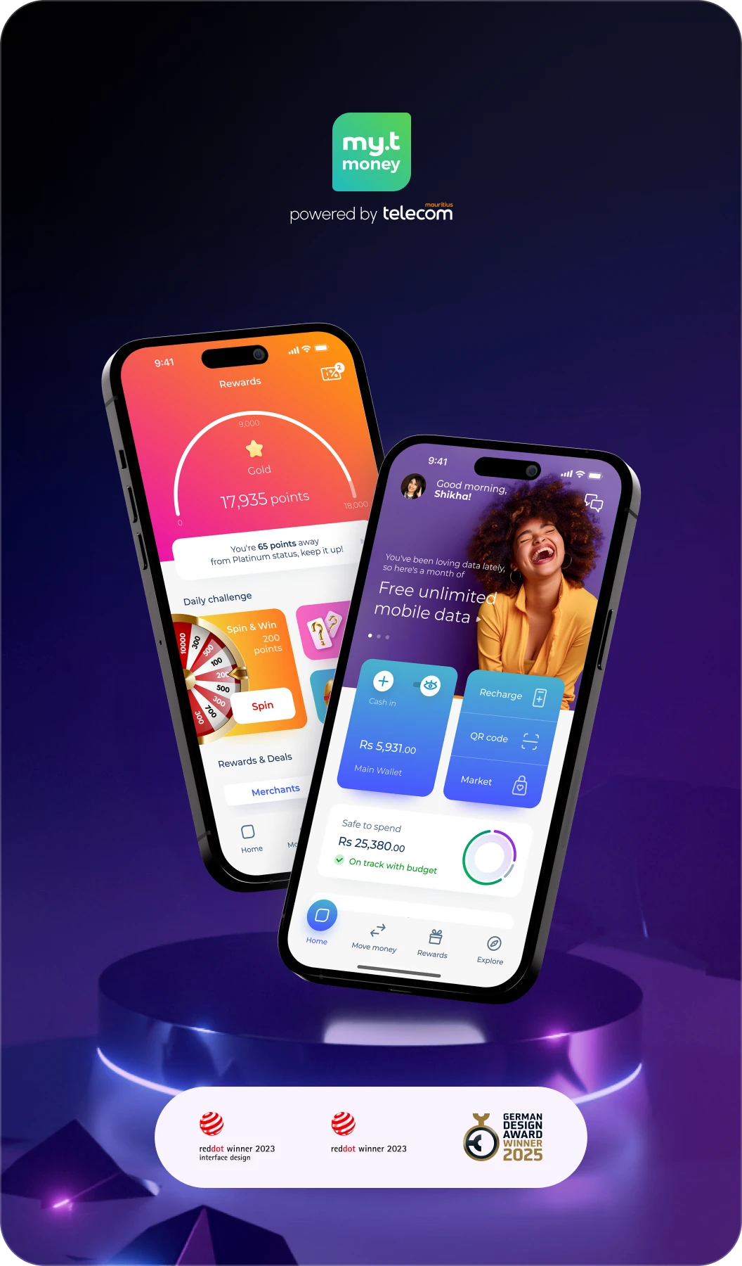 my.t money super app UX/UI design