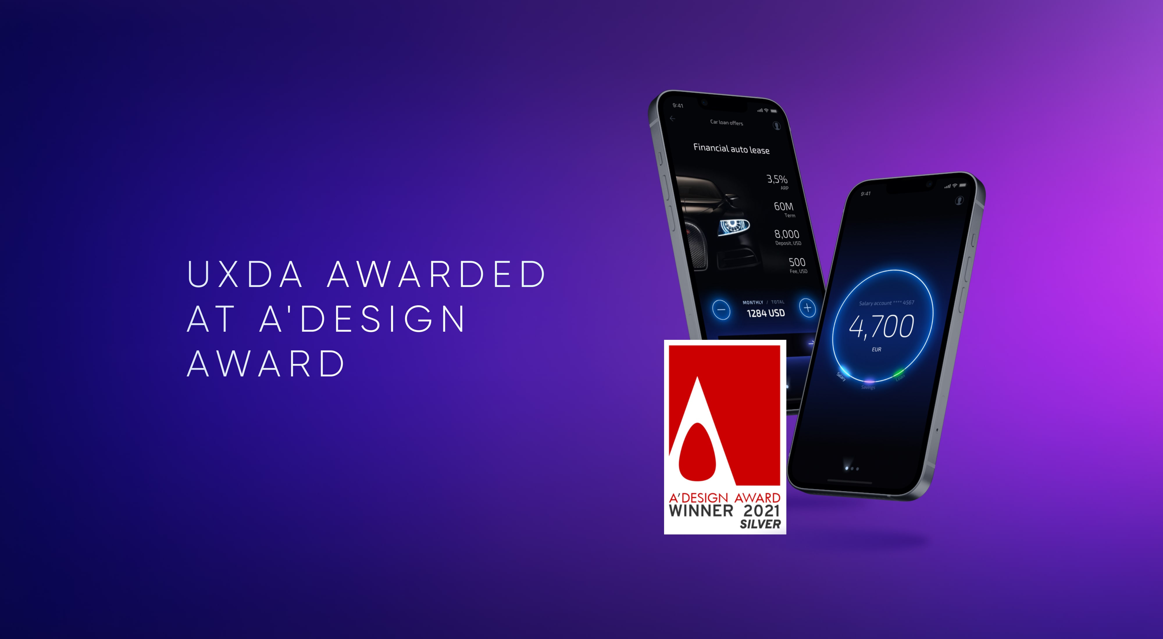 UXDA Awarded at the World's Largest Design Competition - A'Design Award
