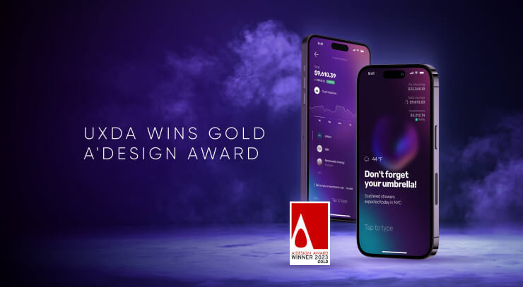 UXDA's AI Banking Design Wins A'Design Award Gold in Italy