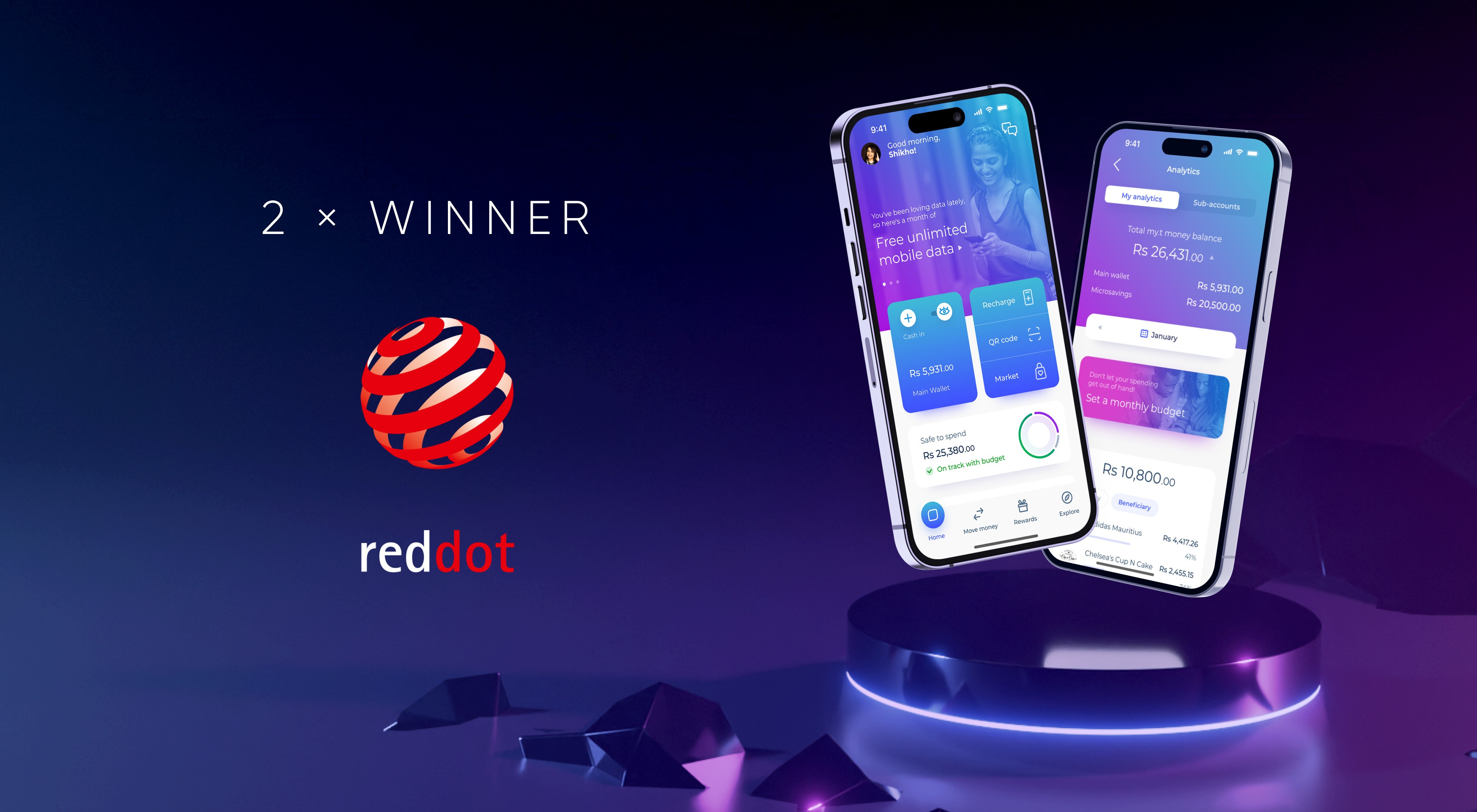 UXDA Wins Two Red Dot Awards for Excellence in Financial Product Design