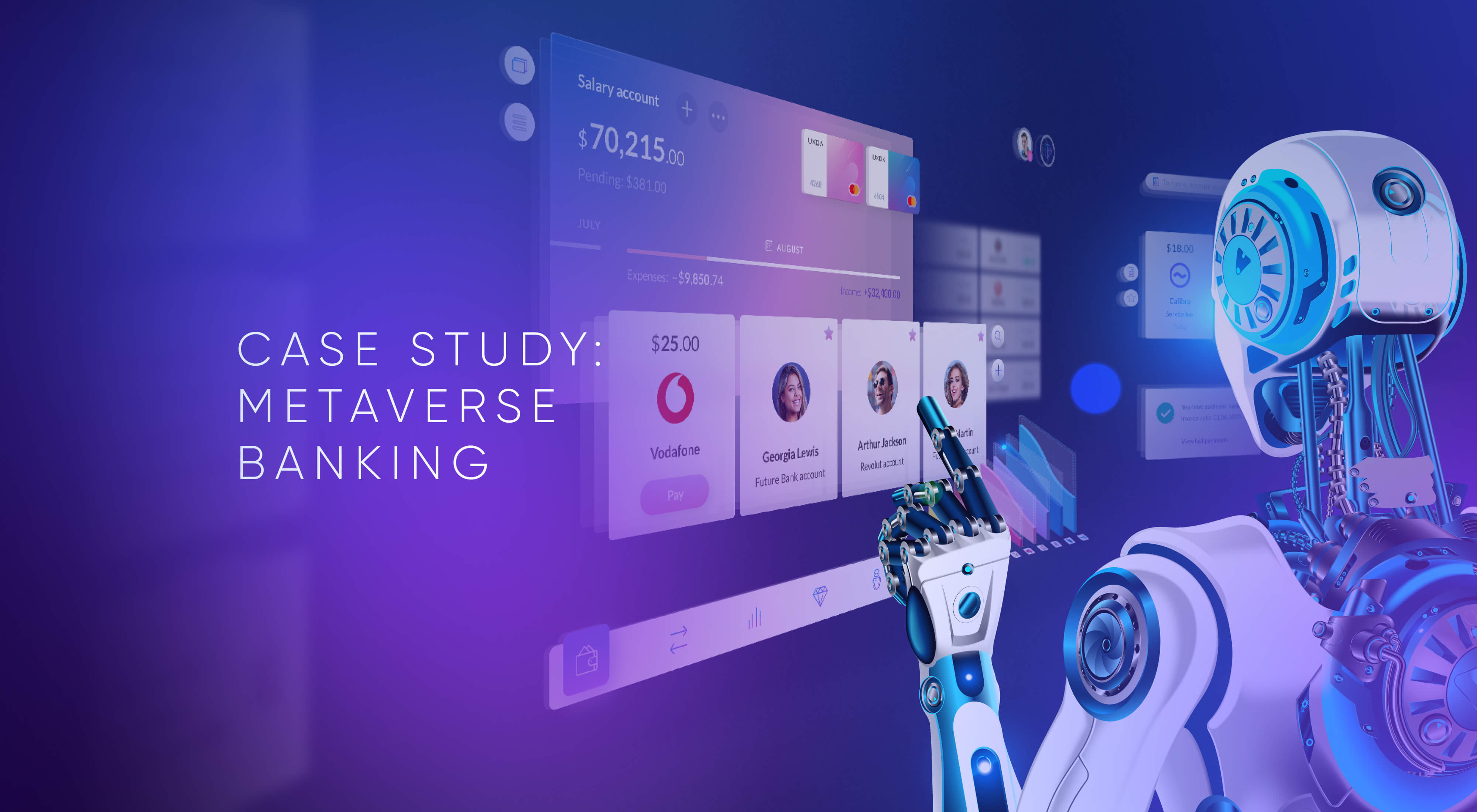 UX Case Study: Metaverse Banking VR / AR Design Concept of the Future