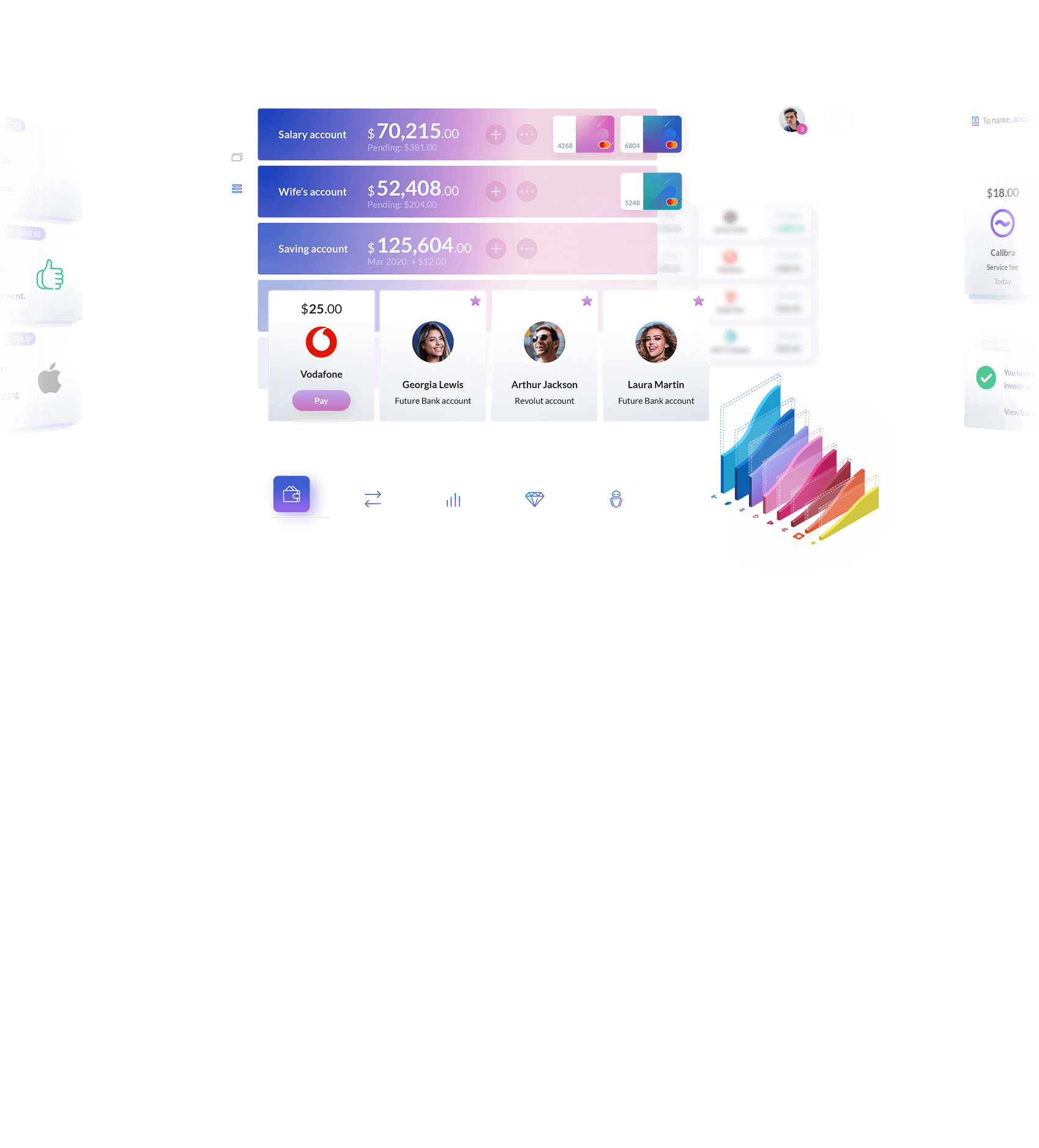 UX Design Portfolio of Digital Banking Products • UXDA | Financial UX ...